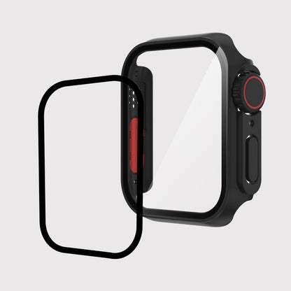 Film PC Watch Case with Detachable Button - For Apple Watch Series 8 & 7 (45mm) - mosaccessories