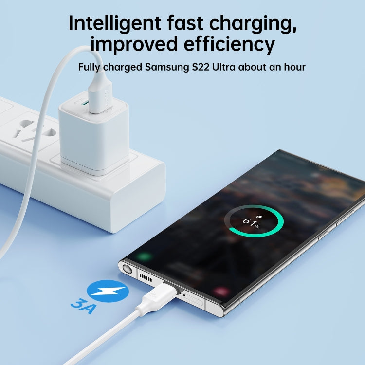 JOYROOM S-UC027A9 3A USB-A to USB-C Fast Charging Data Cable 2m - mosaccessories