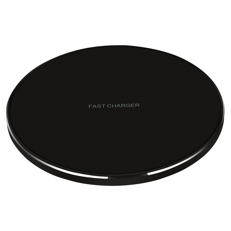 Ulefone UF005 15W Round Fast Charging Black Qi Wireless Charger Pad - MosAccessories.co.uk