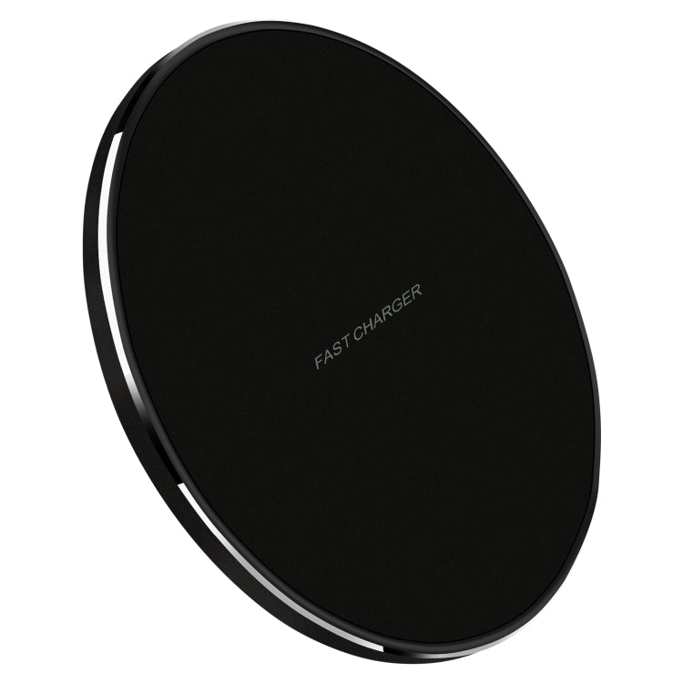 Ulefone UF005 15W Round Fast Charging Black Qi Wireless Charger Pad - MosAccessories.co.uk