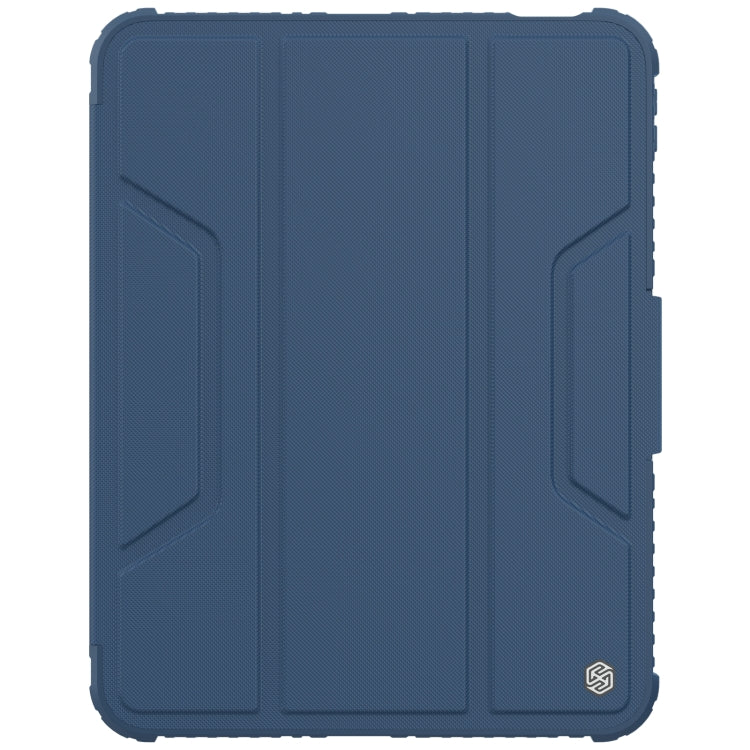 Nillkin Bumper Pro Blue PU Leather Tablet Case - For iPad 10.9" (2022) - MosAccessories.co.uk