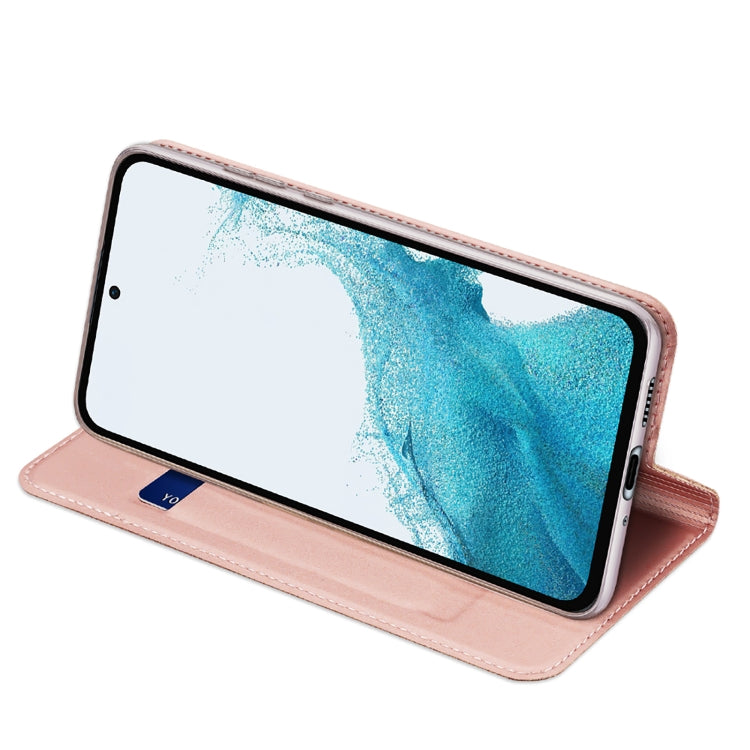 Dux Ducis Skin Pro Flip Rose Gold Case - For Samsung Galaxy A54 - mosaccessories