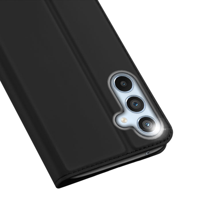 Dux Ducis Skin Pro Flip Black Case - For Samsung Galaxy A54 - mosaccessories