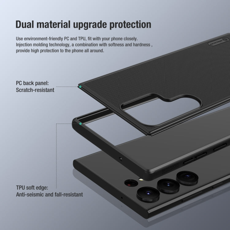 Nillkin Super Frosted Shield Pro PC + TPU Case - For Samsung Galaxy S23 Ultra - mosaccessories