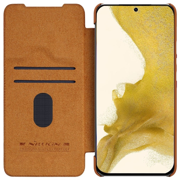 Nillkin Qin Pro Series Leather Flip Case - For Samsung Galaxy S23 - mosaccessories