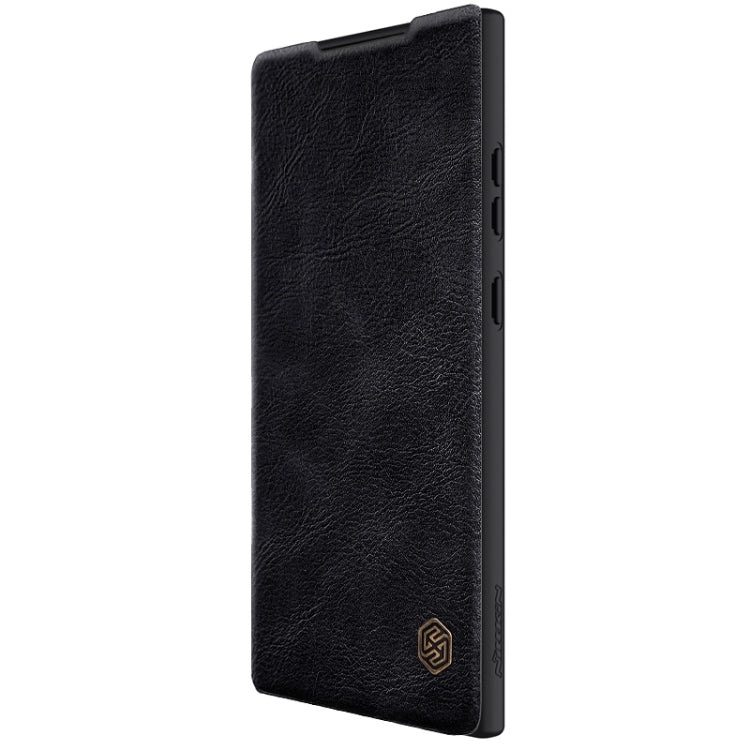 Nillkin Qin Pro Series Leather Flip Case - For Samsung Galaxy S23 Ultra - mosaccessories