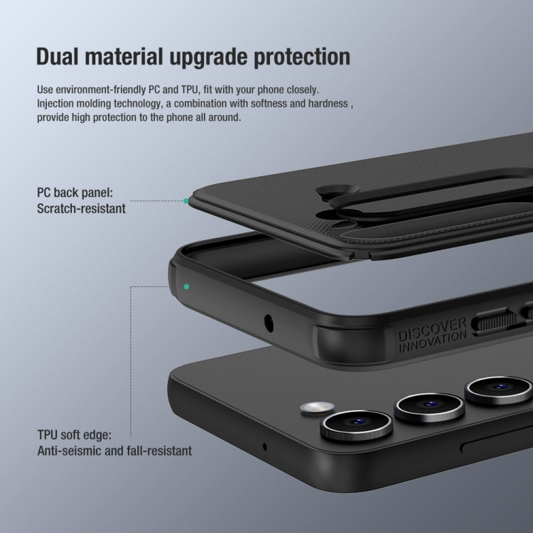 Nillkin Super Frosted Shield Pro PC + TPU Black Case - For Samsung Galaxy S23+ (Plus) - mosaccessories