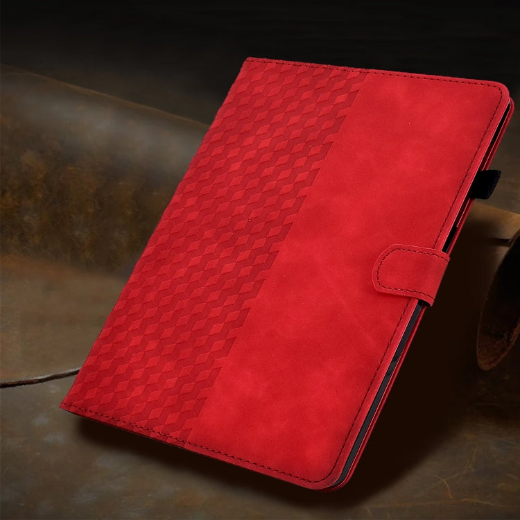 Rhombus Embossed PU Leather Smart Tablet Case - For iPad 10th Gen 10.9" (2022) - mosaccessories