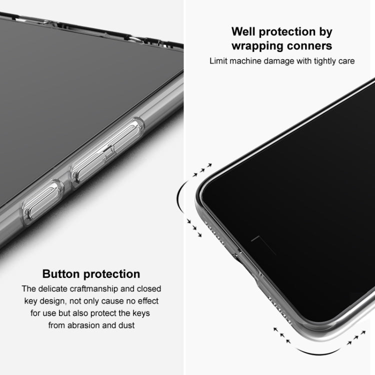 Imak UX-5 Series Shockproof TPU Protective Clear Case - For OnePlus 11 - mosaccessories