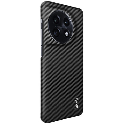 Imak Ruiyi Series Carbon Fiber PU + PC Black Case - For OnePlus 11 - mosaccessories