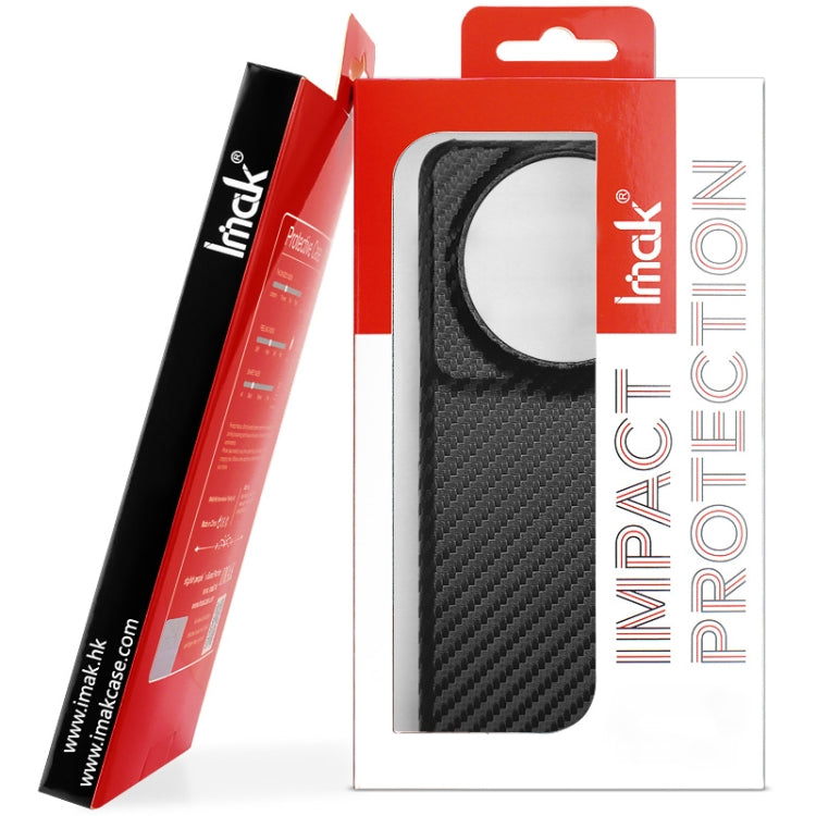 Imak Ruiyi Series Carbon Fiber PU + PC Black Case - For OnePlus 11 - mosaccessories
