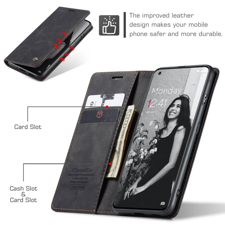 CaseMe Multifunctional Horizontal Flip Leather Black Case - For OnePlus 11 - mosaccessories