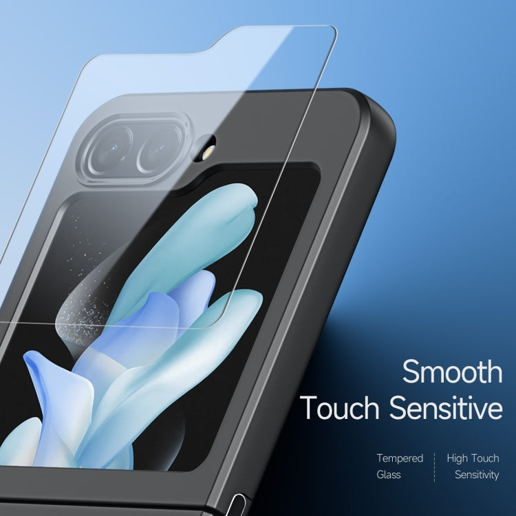 Dux Ducis Aimo Series TPU + PC MagSafe Frosted Feel Black Phone Case - For Samsung Galaxy Z Flip5 - MosAccessories.co.uk