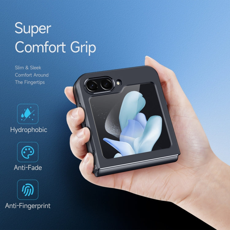 Dux Ducis Aimo Series TPU + PC MagSafe Frosted Feel Black Phone Case - For Samsung Galaxy Z Flip5 - MosAccessories.co.uk