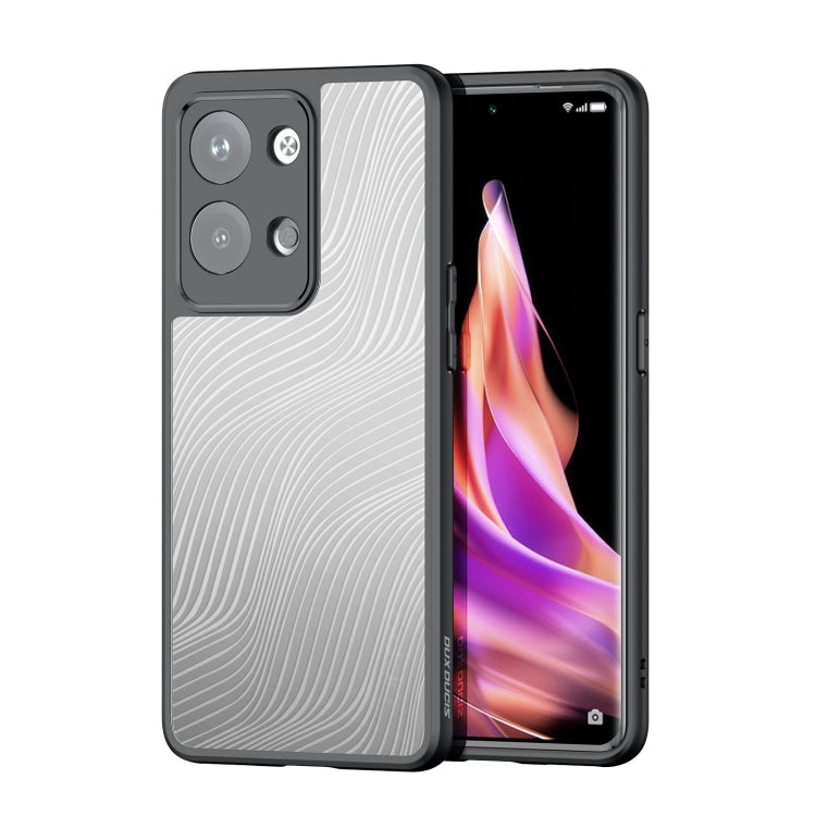 Dux Ducis Aimo Series TPU + PC Frosted Feel Black Case - For Oppo Reno9 / Reno9 Pro - mosaccessories