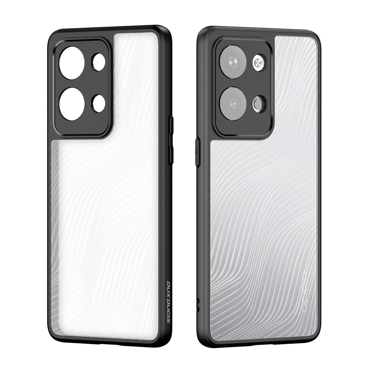 Dux Ducis Aimo Series TPU + PC Frosted Feel Black Case - For Oppo Reno9 / Reno9 Pro - mosaccessories