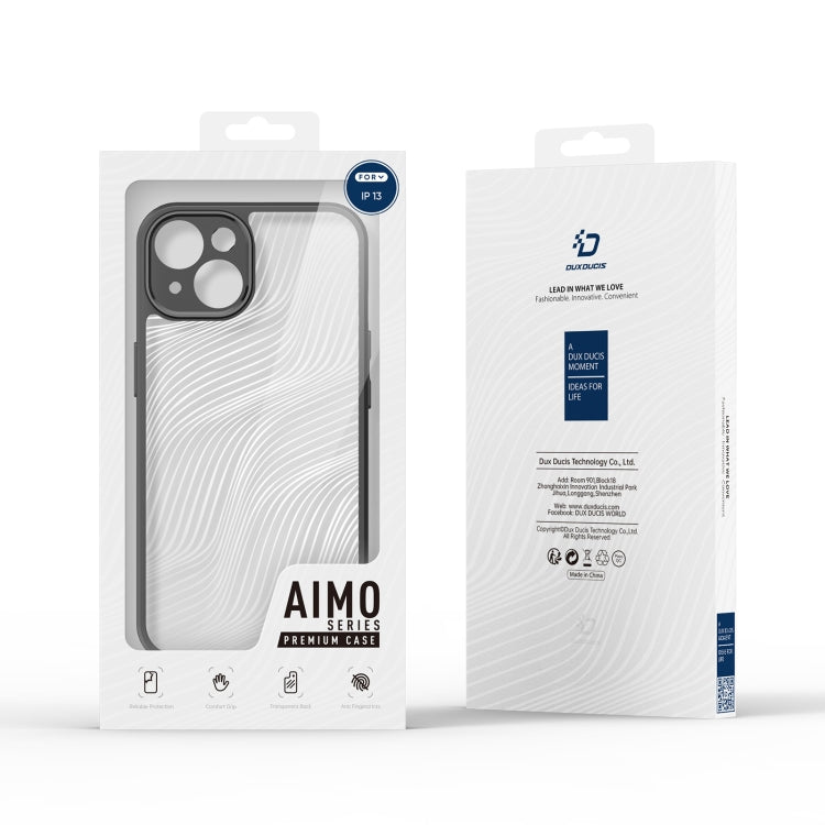 Dux Ducis Aimo Series Frosted Feel Black Case - For iPhone 13 - mosaccessories