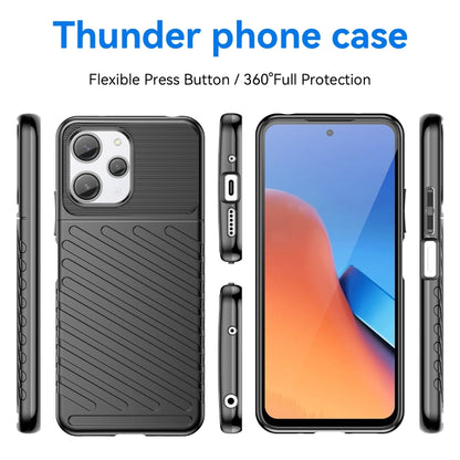 Thunderbolt Shockproof TPU Protective Soft Phone Case - For Xiaomi Redmi 12 - mosaccessories