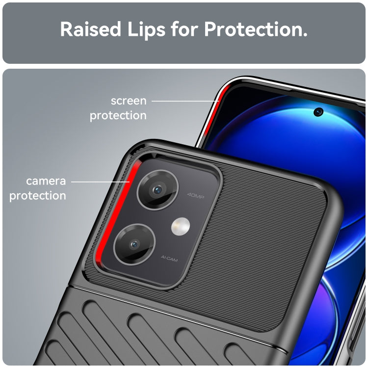 Thunderbolt Shockproof TPU Protective Soft Phone Case - For Xiaomi Redmi Note 12R Pro - mosaccessories