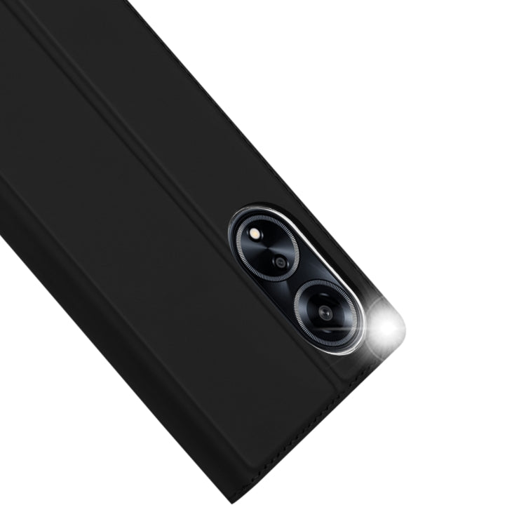 Dux Ducis Skin Pro Series Flip Black Case - For Oppo A98 - mosaccessories