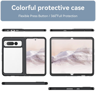 Colourful Series Acrylic + TPU Phone Case - For Google Pixel Fold at MosAccessories