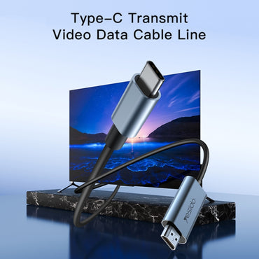 Yesido HM10 USB-C to HDMI HD Adapter Cable 2m - mosaccessories