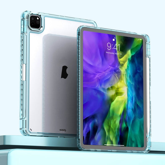 Clear Acrylic Shockproof Tablet Case (Baby Blue) - For iPad Pro 11 2022 / 2021 / 2020 - mosaccessories