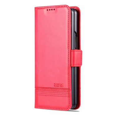 AZNS Magnetic Calf Texture PU Leather Wallet Case - For Samsung Galaxy Z Fold5 - mosaccessories