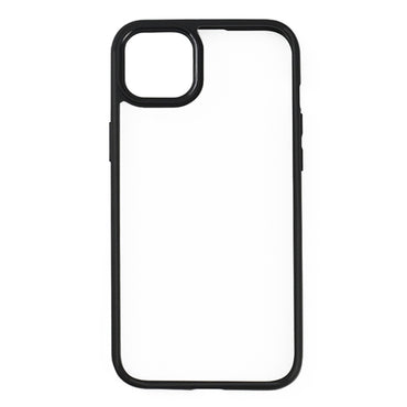 Frosted Black TPU + Transparent PC Phone Case - For iPhone 15 - mosaccessories
