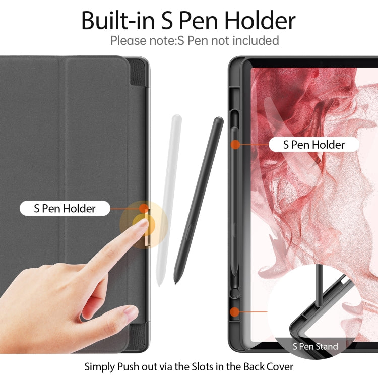 Dux Ducis Domo Series Tri-Fold Smart Tablet Case - For Samsung Galaxy Tab S9 - mosaccessories