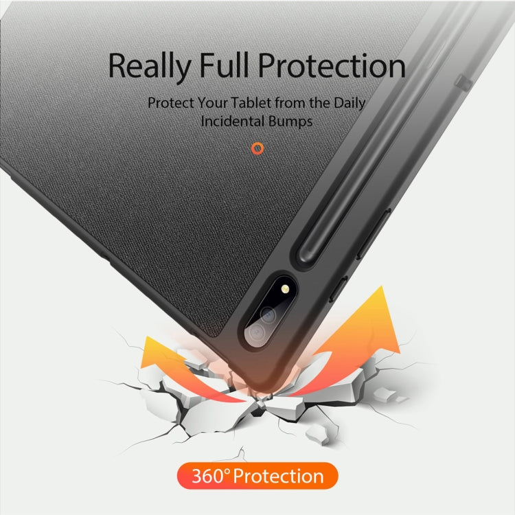 Dux Ducis Domo Series Tri-Fold Smart Tablet Case - For Samsung Galaxy Tab S9 Ultra - mosaccessories