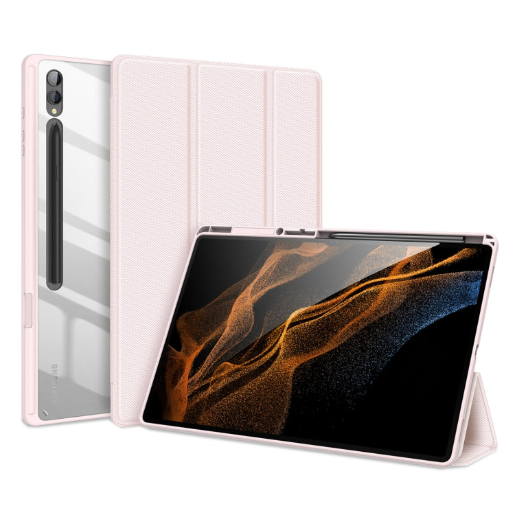 Dux Ducis Toby Series Tri-Fold Smart Tablet Case - For Samsung Galaxy Tab S9 Ultra - mosaccessories