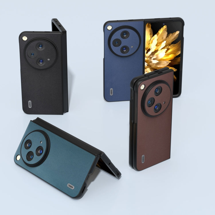 ABEEL Genuine Leather Xiaoya Series Phone Case - For OnePlus Open / Oppo Find N3