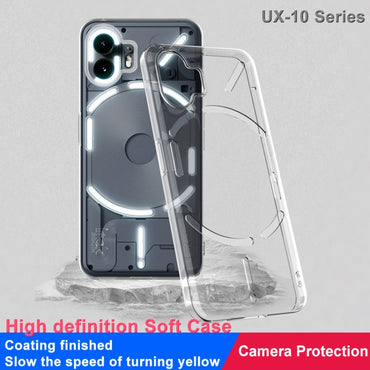 Imak UX-10 Series Clear Shockproof TPU Phone Case - For Nothing Phone (2) - mosaccessories