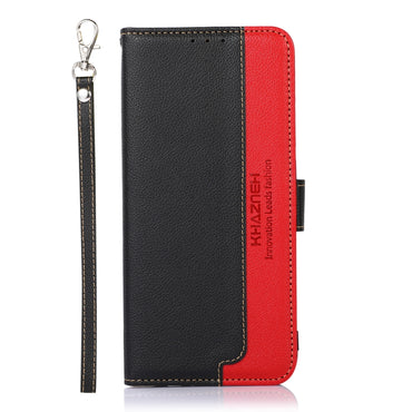 Khazneh Litchi Texture PU Leather RFID Phone Case - For Nothing Phone (2) - mosaccessories