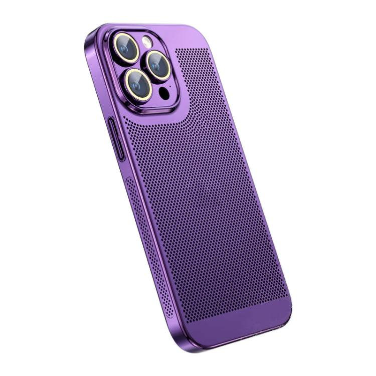 Ice Sense Heat Dissipation Electroplating PC Phone Case - For iPhone 14 Pro - mosaccessories