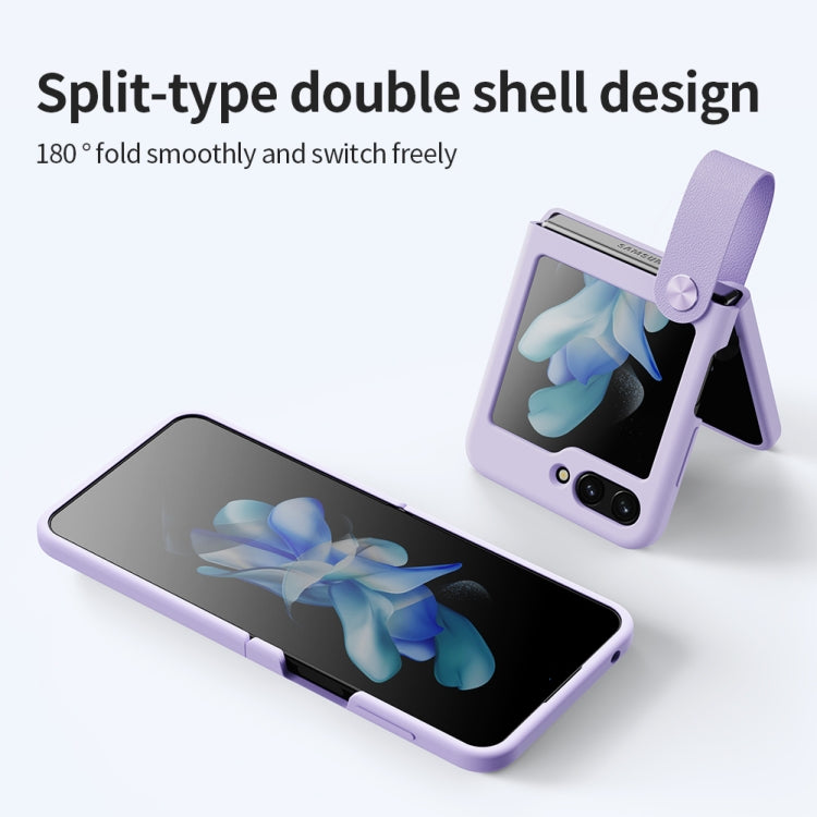 Nillkin Flex Flip Case With Finger Strap - For Samsung Galaxy Z Flip5 - mosaccessories