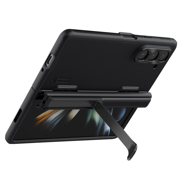 Nillkin Super Frosted Fold PC + TPU Phone Case with Holder - For Samsung Galaxy Z Fold5 - MosAccessories.co.uk