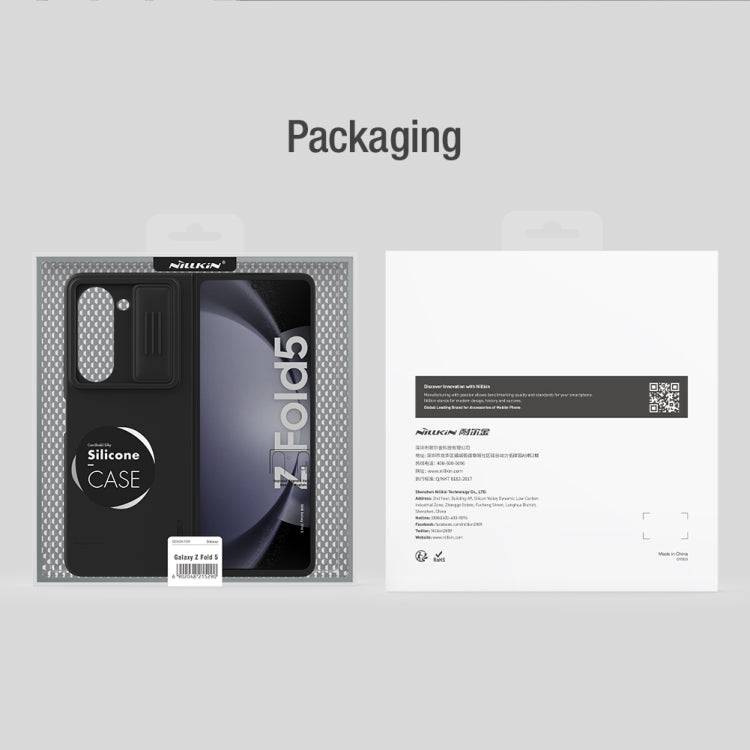 Nillkin CamShield Liquid Silicone + PC Phone Case (Packaging) - For Samsung Galaxy Z Fold5 - MosAccessories.co.uk