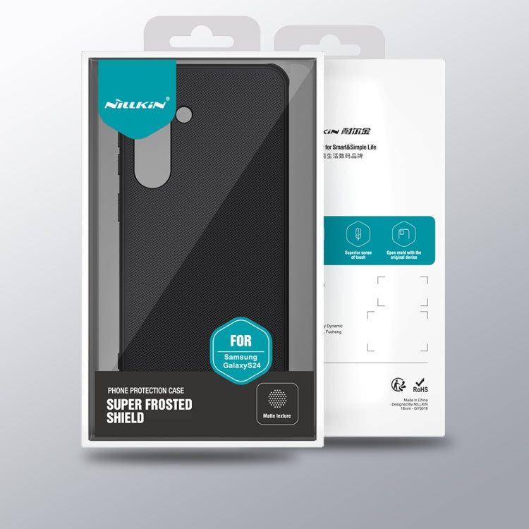 Nillkin Frosted Shield Pro PC + TPU Phone Case (Packaging) - For Samsung Galaxy S24 - MosAccessories.co.uk