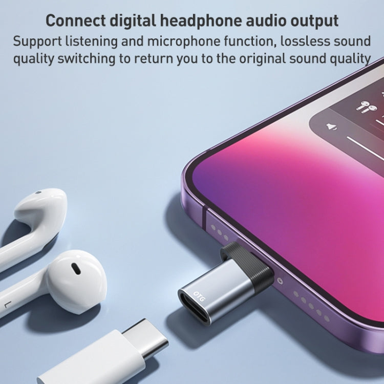 ADS-616A PD 30W 8 Pin Male to USB-C/Type-C Female Adapter for iPhones - MosAccessories