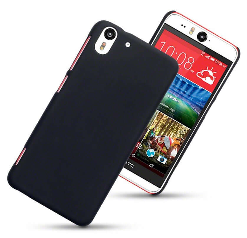 Qubits Hybrid Matte Black Case - For HTC Desire Eye - mosaccessories