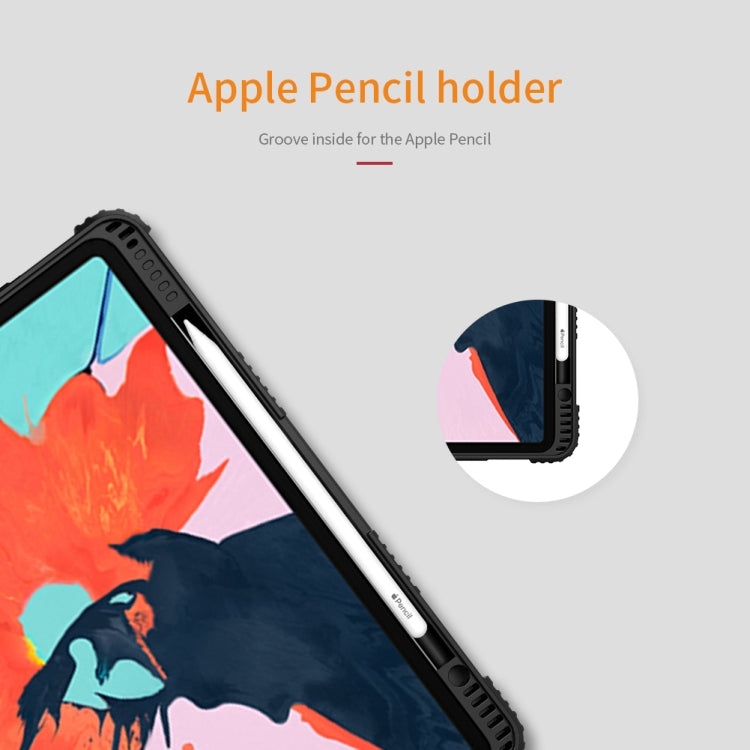 Nillkin Bumper Black Flip Case with Pen Slot - For iPad Pro 12.9" (2018) - MosAccessories.co.uk