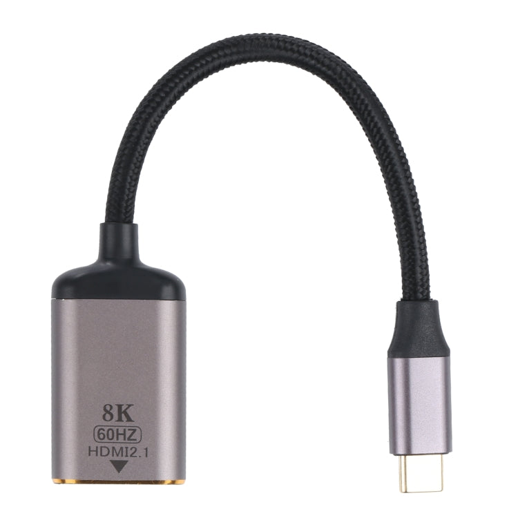 8K 60Hz HDMI Female to USB-C Male Adapter Cable - mosaccessories