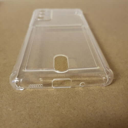 Soft TPU Clear Case With Card Slot - For Samsung S20 FE - mosaccessories