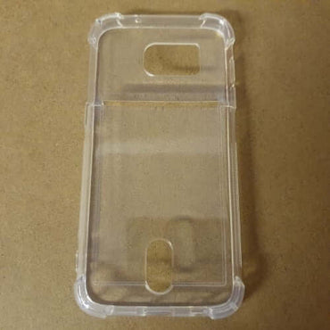 Soft TPU Clear Case With Card Slot - For Samsung S7 - mosaccessories