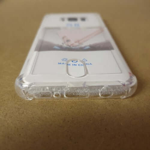 Soft TPU Clear Case With Card Slot - For Samsung S8 - mosaccessories
