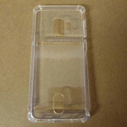 Soft TPU Clear Case With Card Slot - For Samsung S9 - mosaccessories