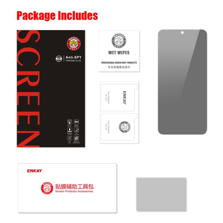 ENKAY Hat-Prince 28 Degree Anti-peeping Privacy Tempered Glass Film - For Samsung Galaxy S24 - MosAccessories.co.uk