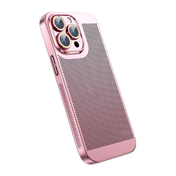 Ice Sense Heat Dissipation Electroplating PC Phone Case - For iPhone 14 Pro - mosaccessories